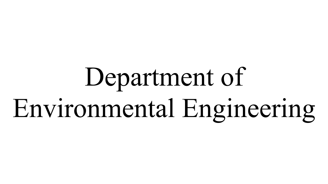 Department of Environmental Engineering